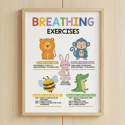 12pcs Kids Calm Corner Poster Kit | Feelings Wheel & Emotions Chart for Classroom Decor