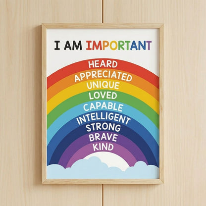 12pcs Kids Calm Corner Poster Kit | Feelings Wheel & Emotions Chart for Classroom Decor