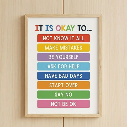 12pcs Kids Calm Corner Poster Kit | Feelings Wheel & Emotions Chart for Classroom Decor