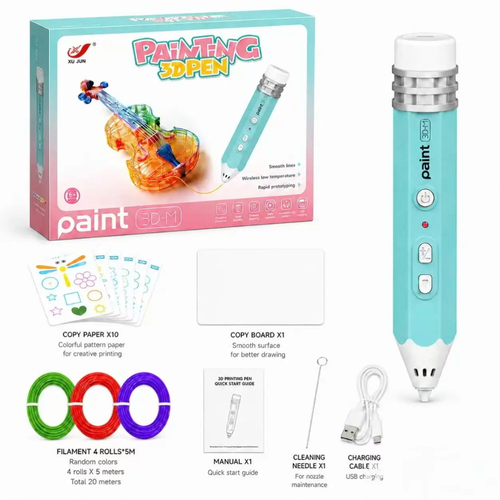 Kids Rechargeable 3D Print Pen Kit