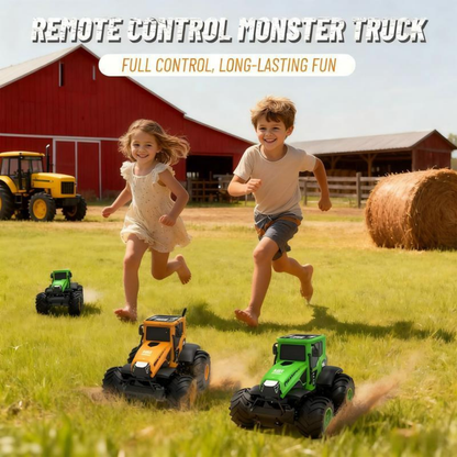 Remote Control Monster Tractor Truck Toy