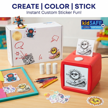 AI Voice-Powered Mini Sticker Maker for Kids