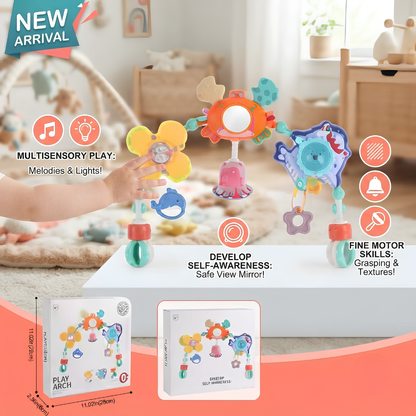 Baby Stroller Hanging Arch Activity Toy – Ocean Adventures Collection