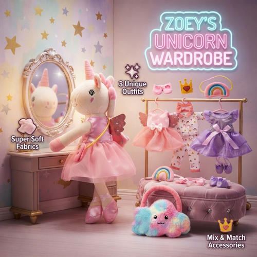 Unicorn Ballerina Stuffed Toy