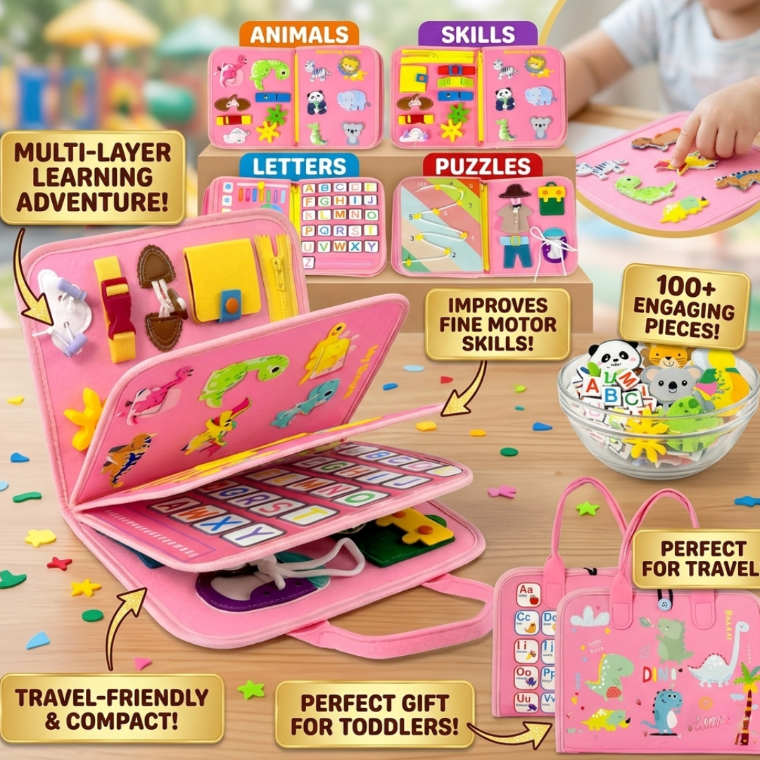 Busy Board Toddler Activity Bag