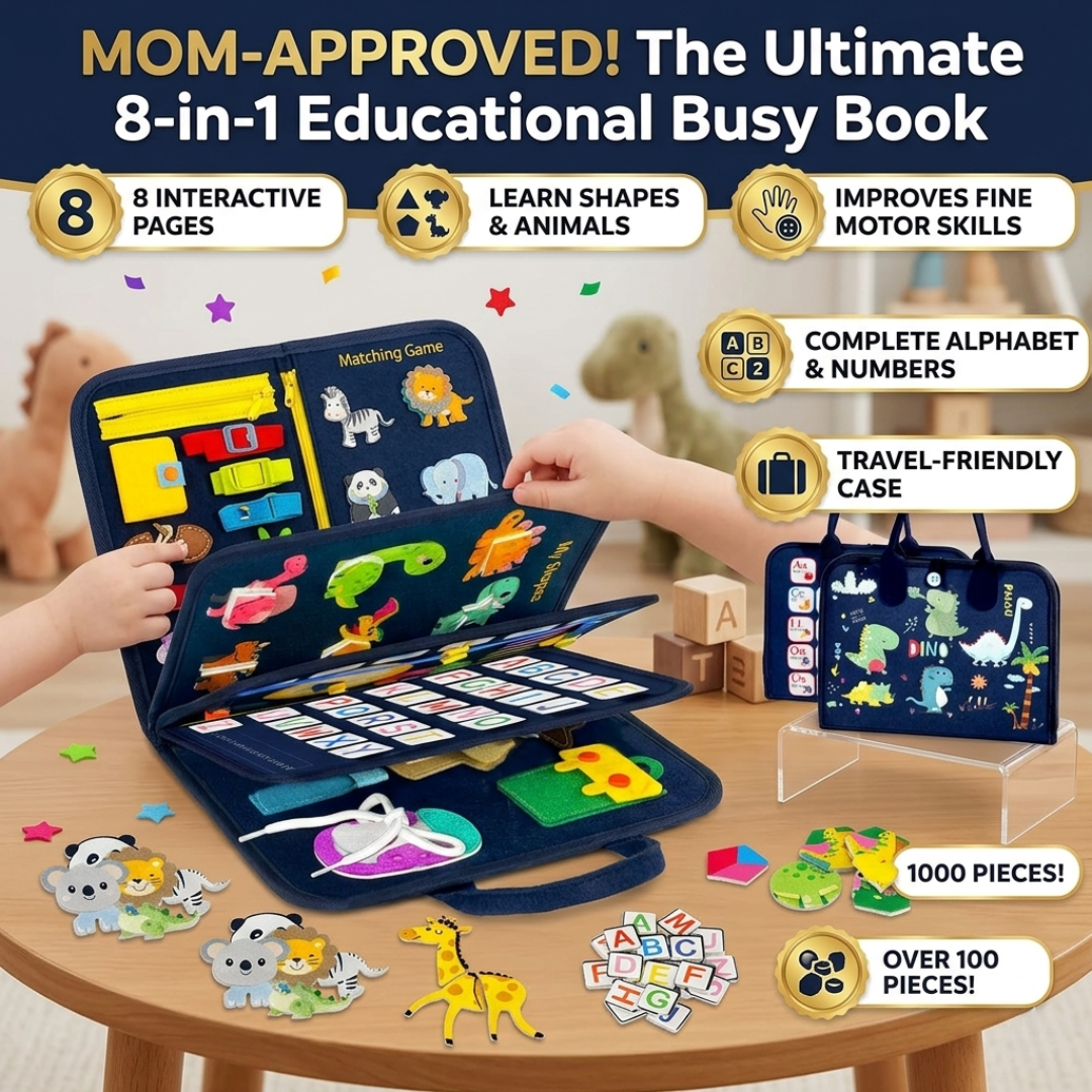 Busy Board Toddler Activity Bag