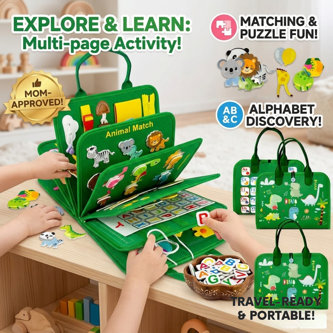 Busy Board Toddler Activity Bag