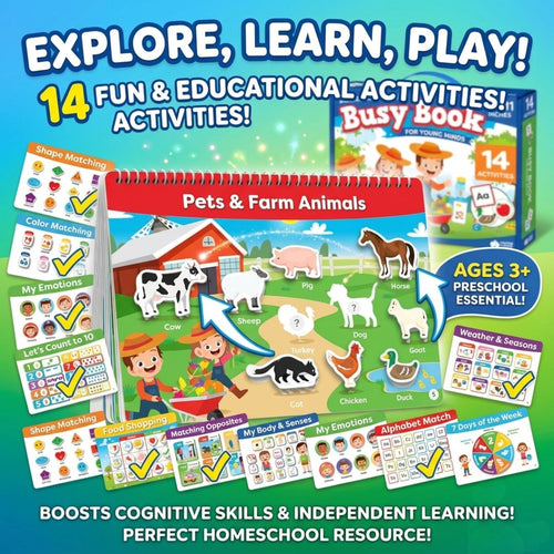 Busy Book for Toddlers Early Education Gifts