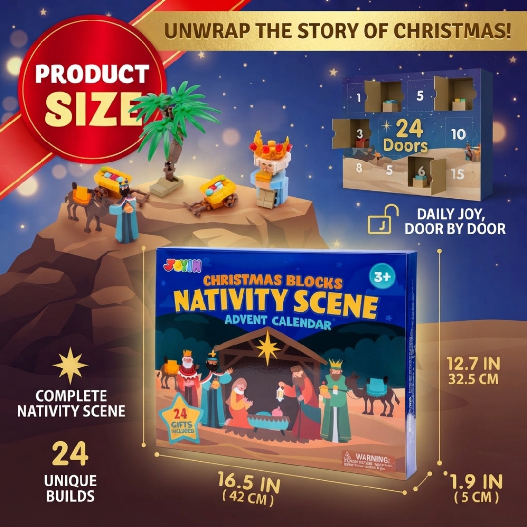 2026 Christmas Advent Calendar Building Blocks