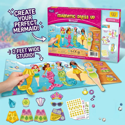 DIY Magnetic Dress-Up Mermaid