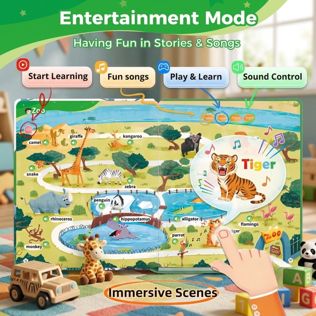 English Interactive Educational Toy for Kids 1–6
