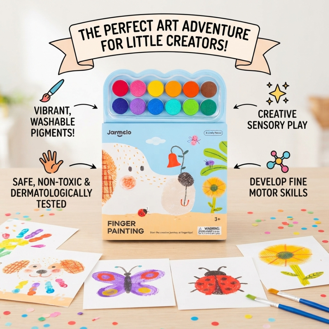 Fingerprint Coloring Book For Kids