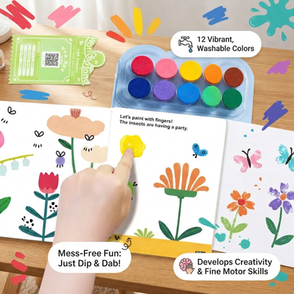 Fingerprint Coloring Book For Kids