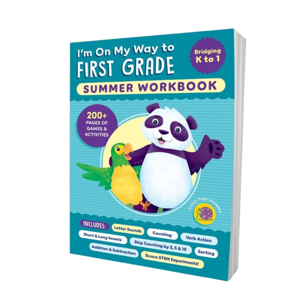 I'm On My Way to First Grade Summer Workbook – 200+ Learning Games & Activities for Kids Entering 1st Grade