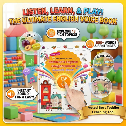 Interactive English Sound Book for Kids!