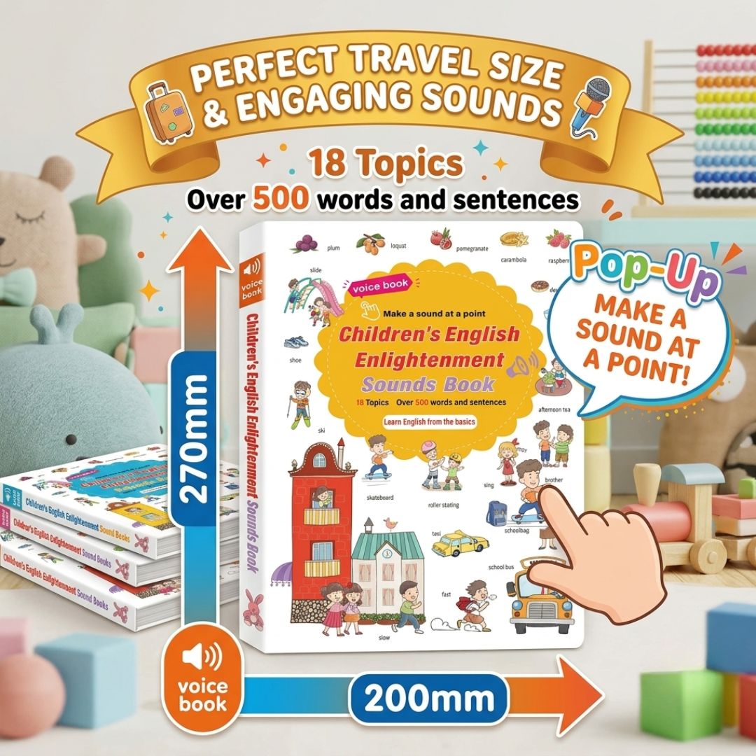 Interactive English Sound Book for Kids!