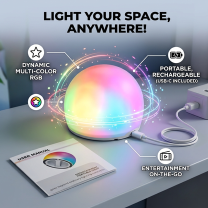 Interactive LED Stress Relief Night Light