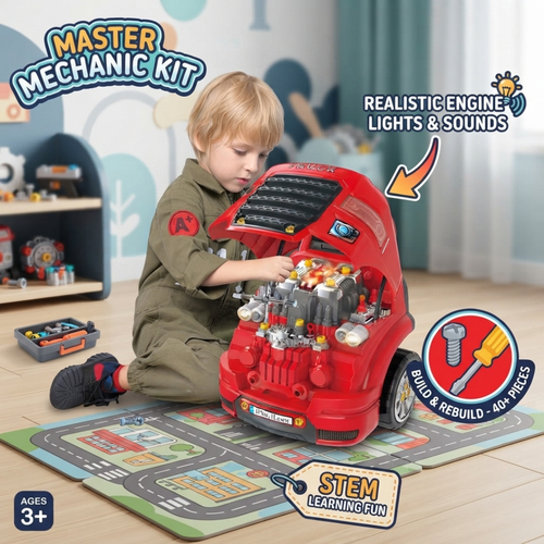 Kids Mechanic Repair Set For Toddlers