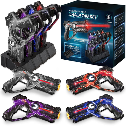 Rechargeable Laser Tag Blasters (Set of 4)