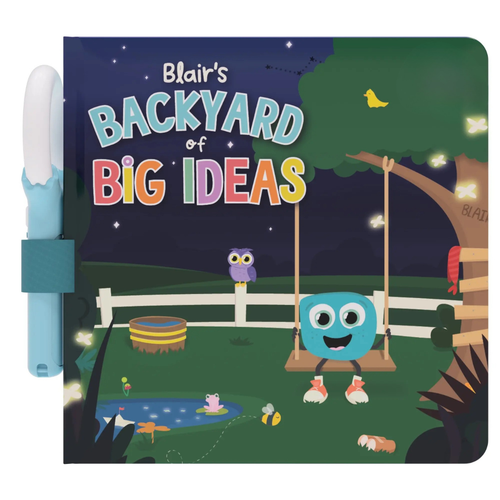 Light-Up Library Interactive Story Books with Magic Magnifier