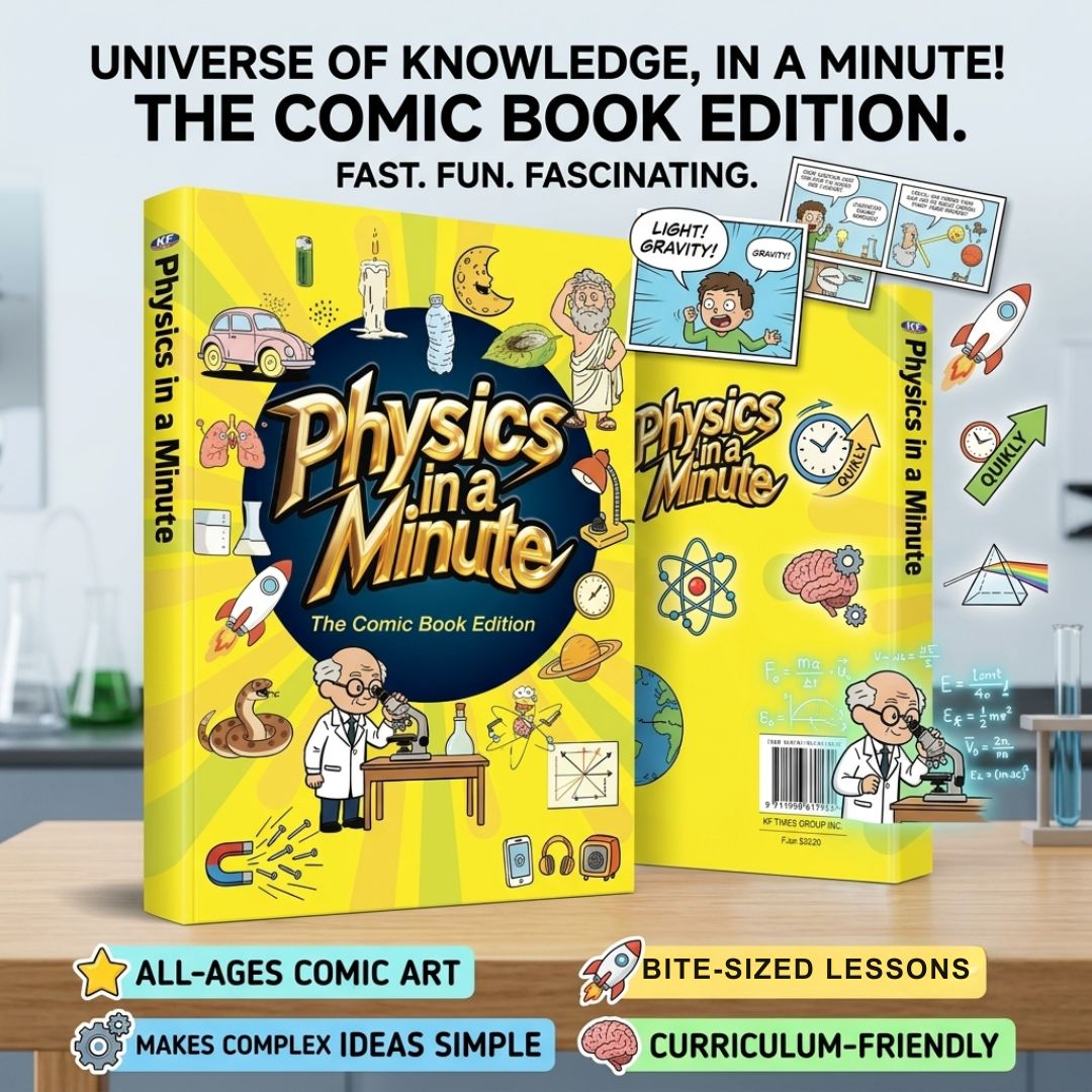 Physics in a Minute – The Comic Book Edition