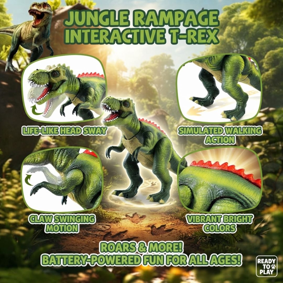 Remote Control Dinosaur Toy with Spray Mist