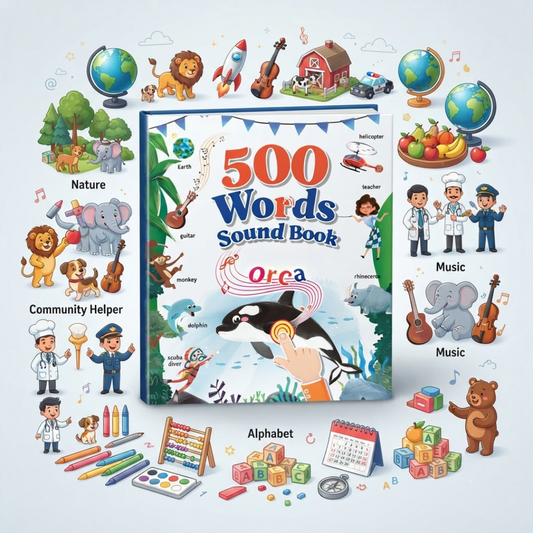 Sound Book for Early Language Learning with 500 Words & 22 Themes