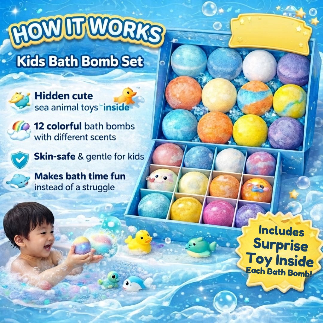 Surprise Bath Bombs For Kids