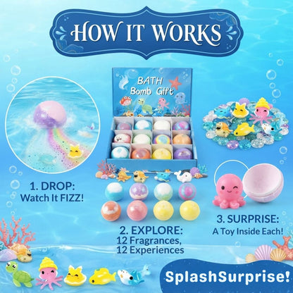 Surprise Bath Bombs For Kids