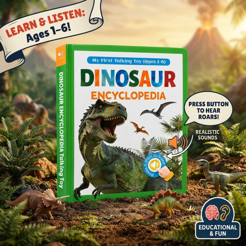 Talking Dinosaur Encyclopedia for Kids | 100+ Dinosaurs & 400+ Interactive Sounds