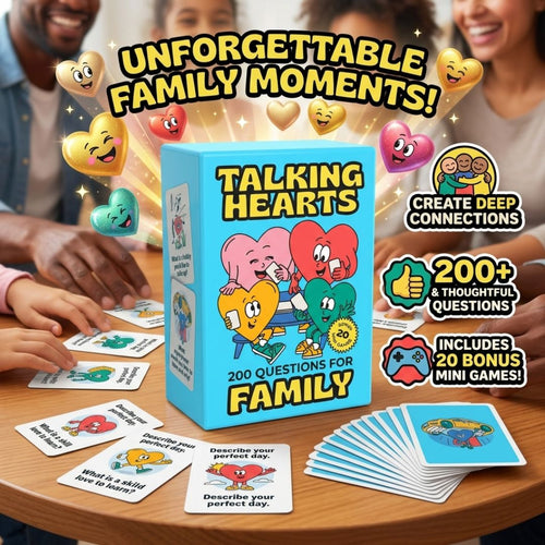 Talking Hearts Conversation Cards for Family