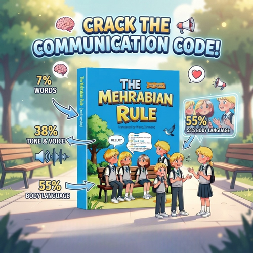 The Mehrabian Rule (Comic Version) – Body Language & Communication Skills Book for Kids & Teens
