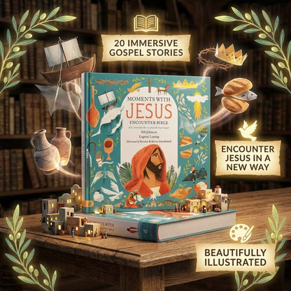 The Moments with Jesus Encounter Bible: 20 Immersive Stories from the Four Gospels