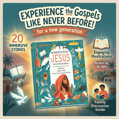 The Moments with Jesus Encounter Bible: 20 Immersive Stories from the Four Gospels