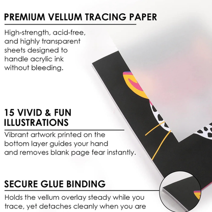 Trace & Color Drawing Supplies Kit