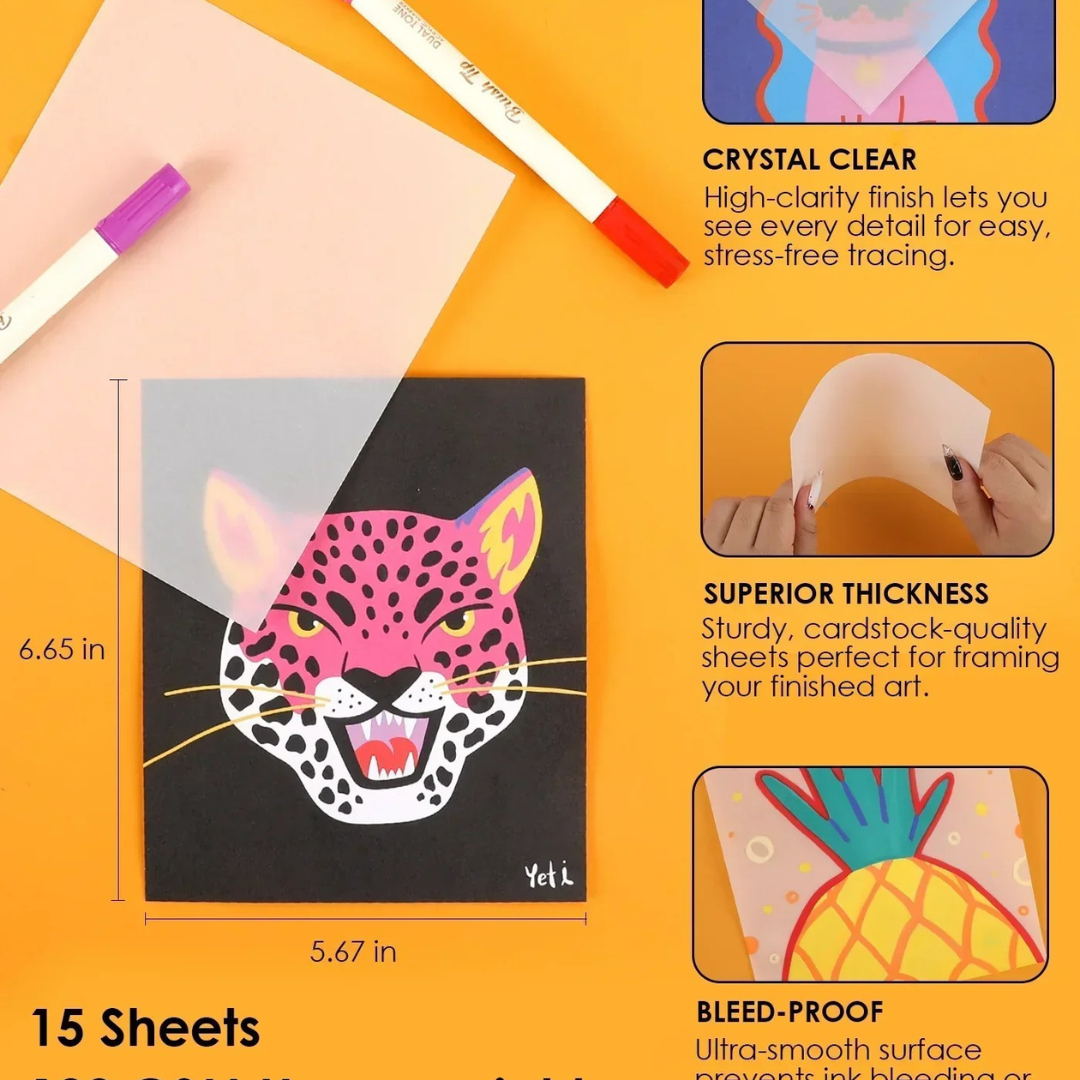 Trace & Color Drawing Supplies Kit