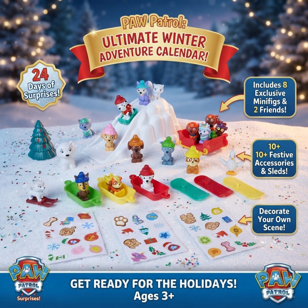 PAW Patrol Holiday Rescue Advent Calendar