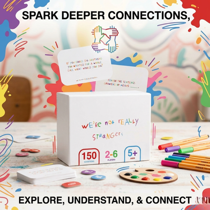 WE'RE NOT REALLY STRANGERS Kids Edition Card Game