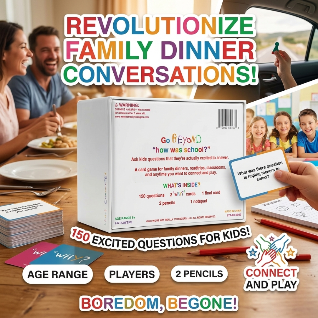 WE'RE NOT REALLY STRANGERS Kids Edition Card Game