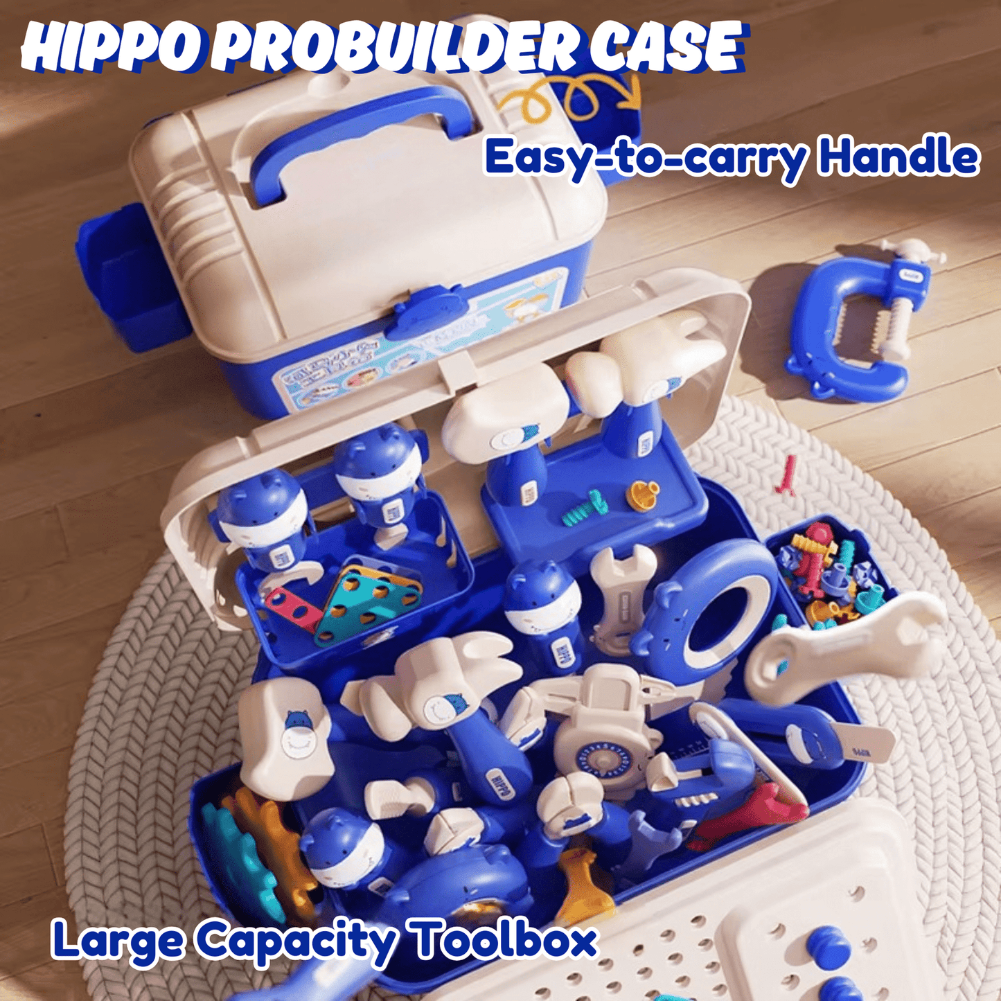 Hippo All-in-one Tool Hub DI Montessori Tool Box Set