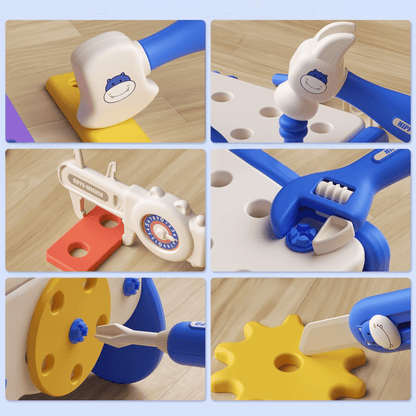 Hippo All-in-one Tool Hub DI Montessori Tool Box Set